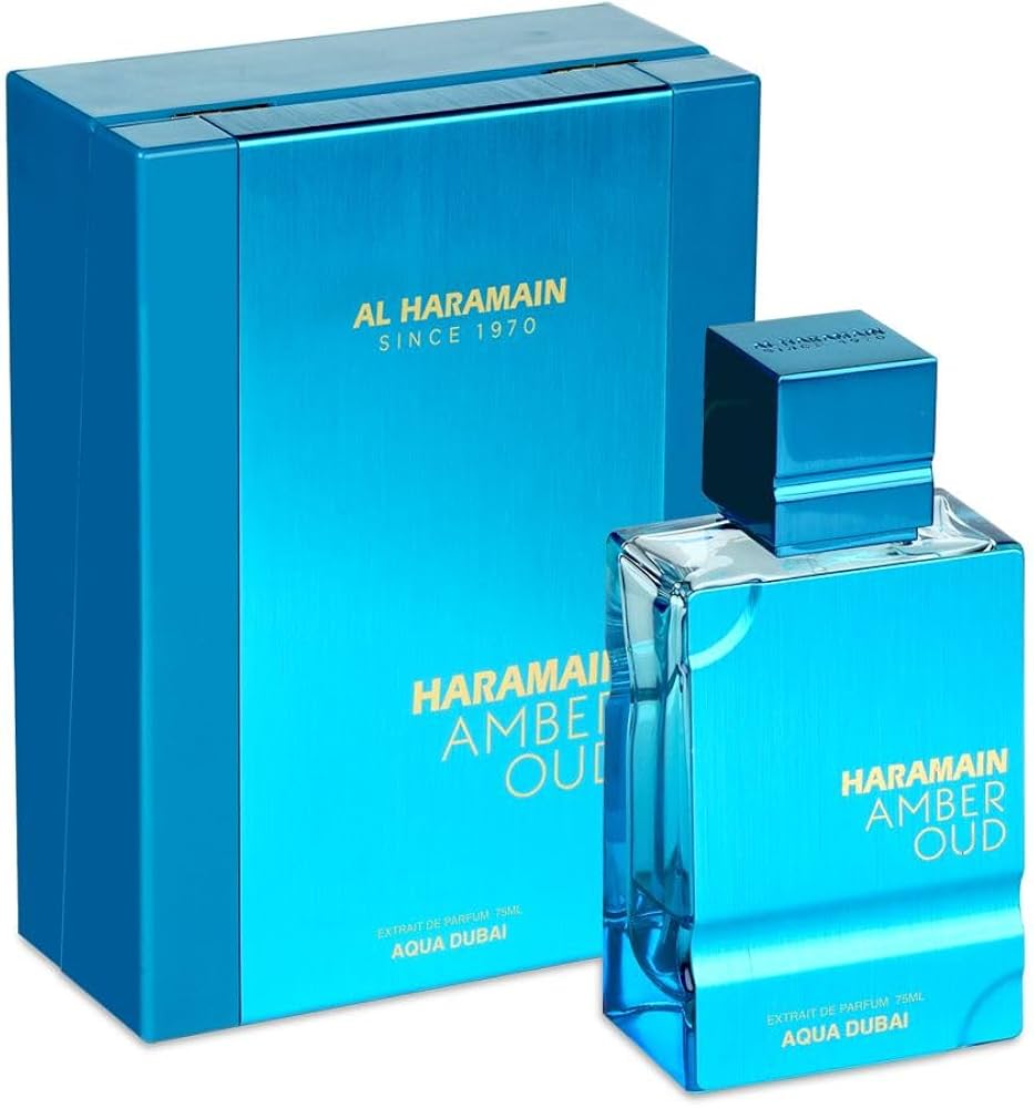 香水(男性用) Al Haramain Amber Oud Aqua Dubai 75ml Amber Oud Aqua Dubai Extrait De Parfum – Perfume Planet