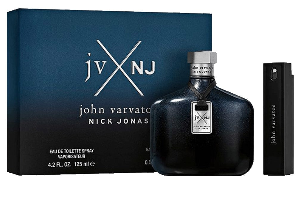 John Varvatos Nick Jonas Blue EDT for Men Gift set (2PC) - Perfume Planet