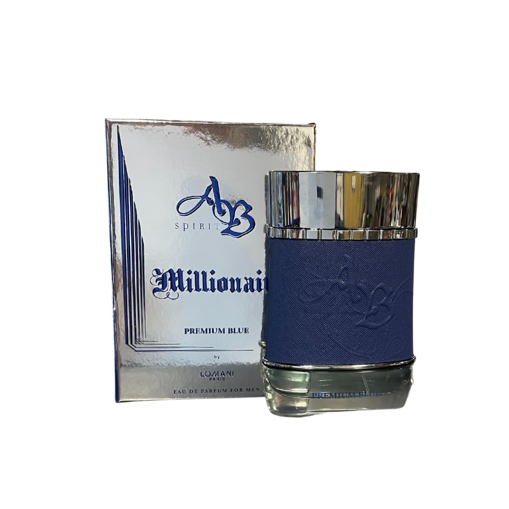 Lomani AB Spirit Millionaire Premium Blue EDP for Men - Perfume Planet