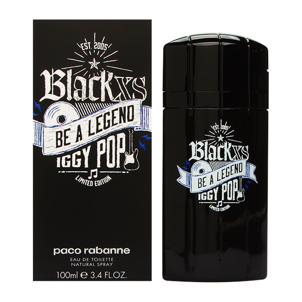 Black XS Be A Legend Iggy Pop EDT for Men - Perfume Planet