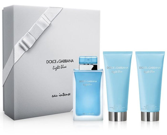 Light Blue Eau Intense Pour Women EDP Gift Set (3PC) - Perfume Planet