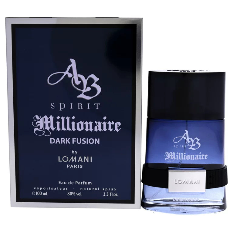 Lomani AB Spirit Millionaire Dark Fusion EDP for Men - Perfume Planet