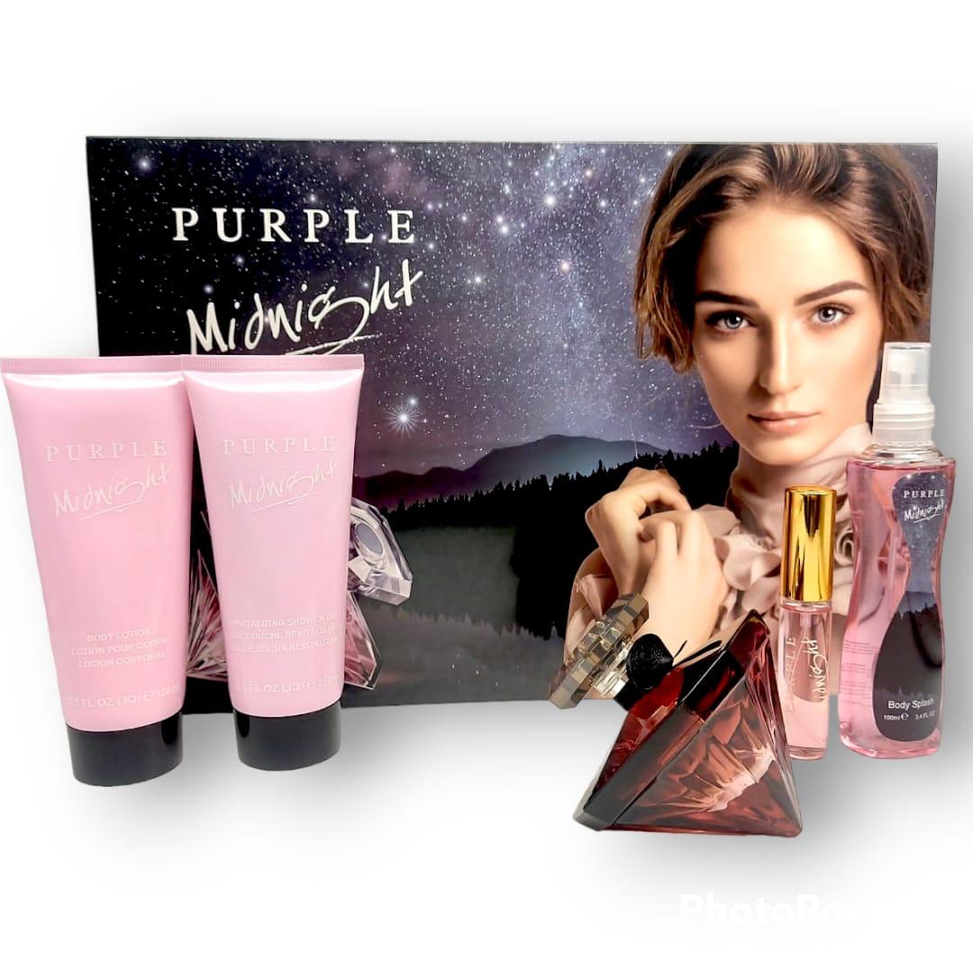 Purple Midnight EDT Gift Set for Women (5PC) - Perfume Planet