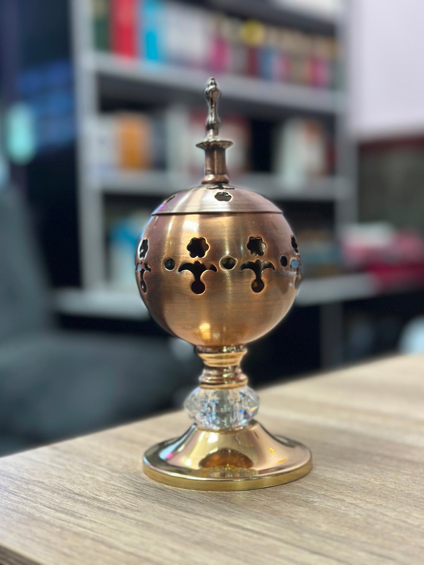 Arabic Style Bakhoor Burner (Bronze Color)