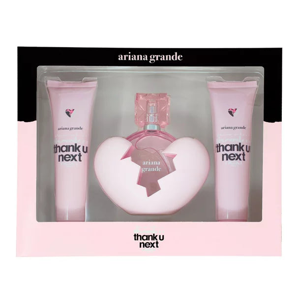 Thank U Next by Ariana Grande EDP Gift Set (3pcs) - Perfume Planet