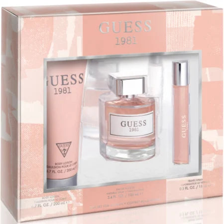 Guess 1981 EDT for Women Gift Set (3PC) - Perfume Planet
