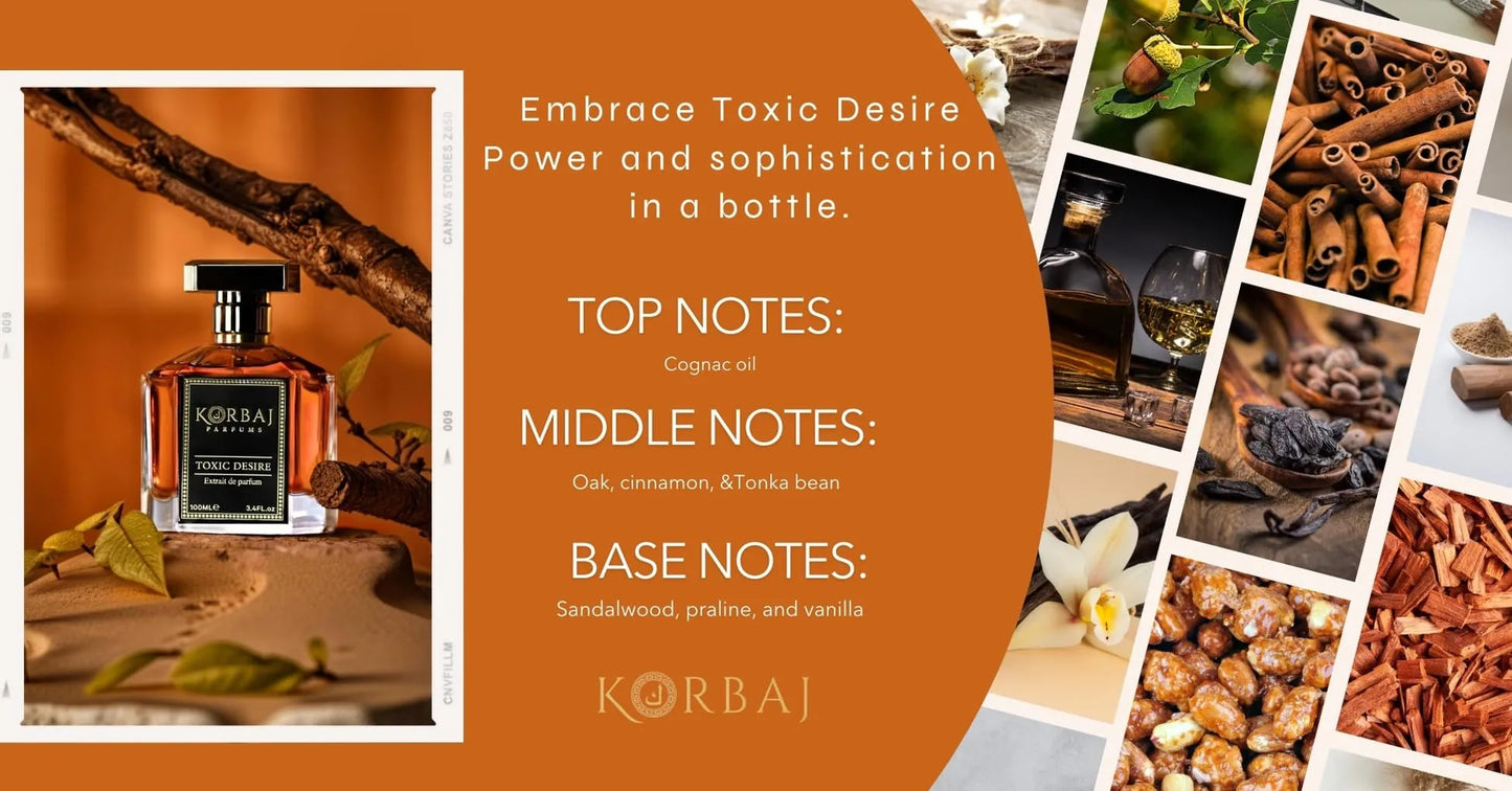 Toxic Desire Extrait De Parfum by Korbaj Unisex - Perfume Planet