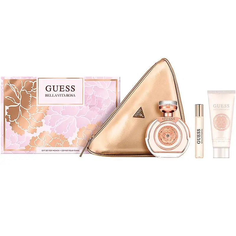 Guess Bella Vita Rosa EDP Gift Set (4PCS) - Perfume Planet