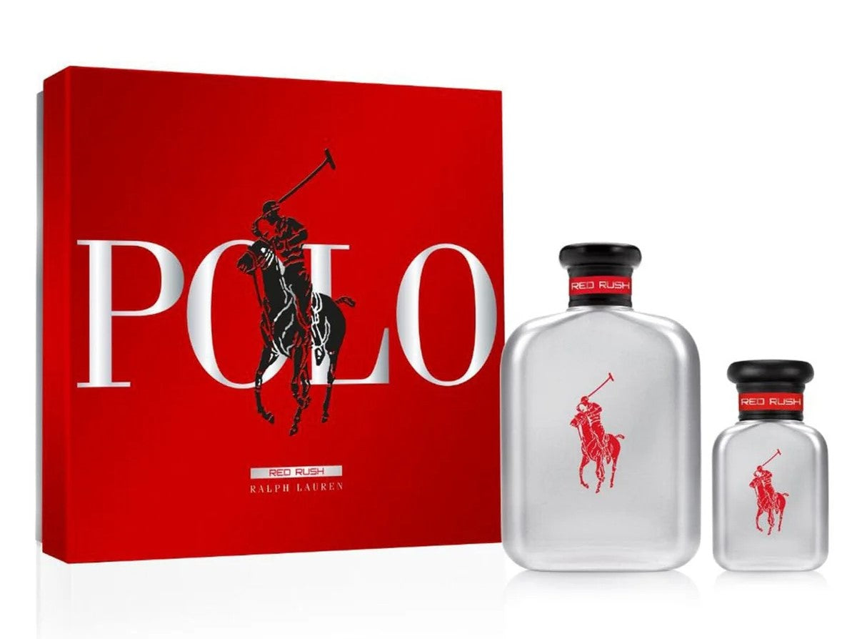 Polo Red Rush Eau de Toilette for Men Gift Set (2PC) - Perfume Planet