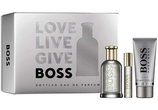 Hugo Boss Bottled Eau de Parfum Gift Set for Men (3PC) - Perfume Planet