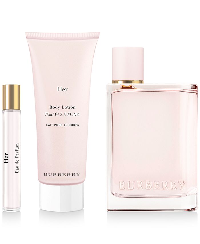 Burberry Her Eau De Parfum Gift Set (3PC) - Perfume Planet