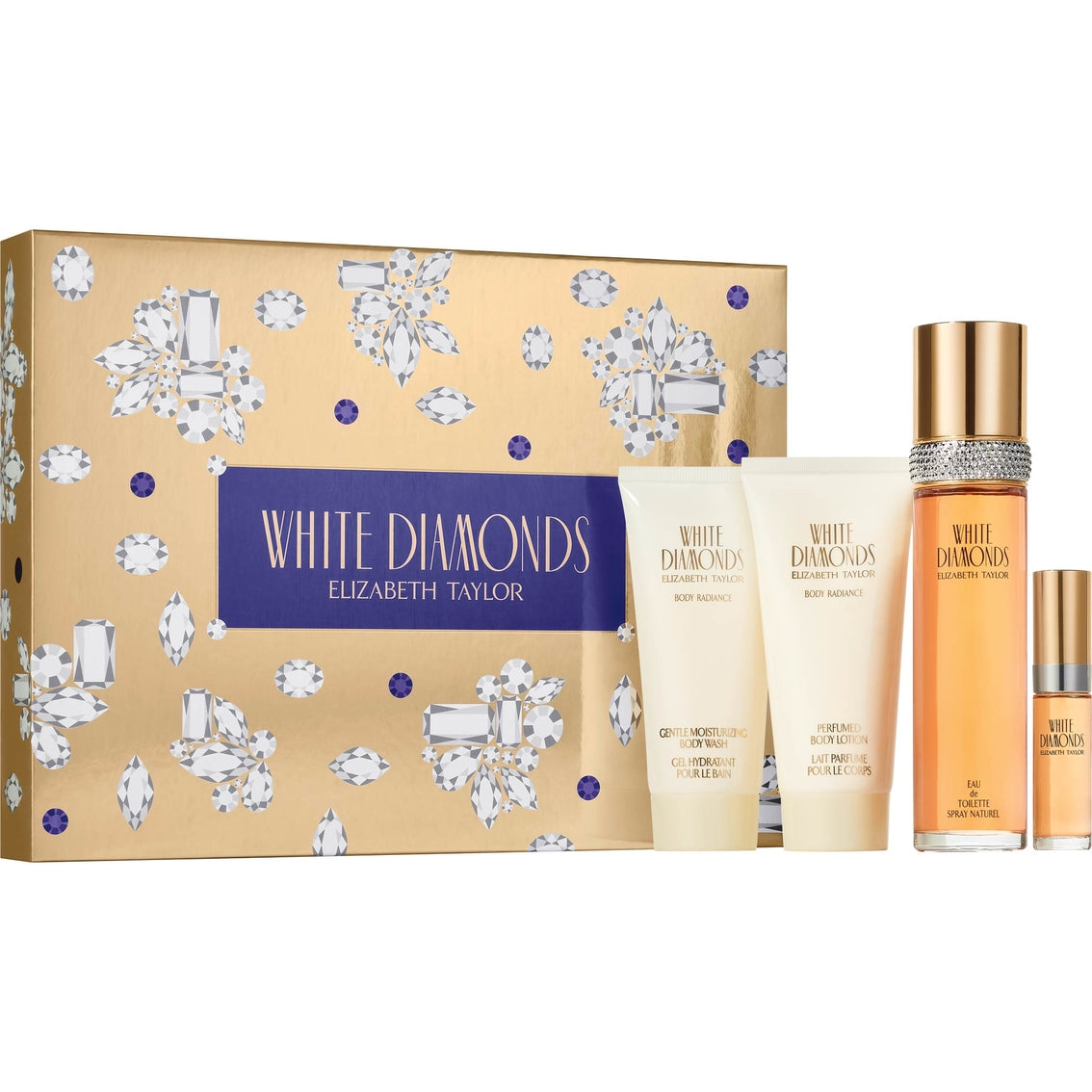 White Diamonds Gift Set for Women (4PC) - Perfume Planet