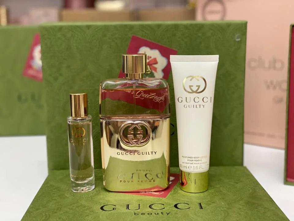 Gucci Guilty EDP for Her Gift Set (3PC) - Perfume Planet