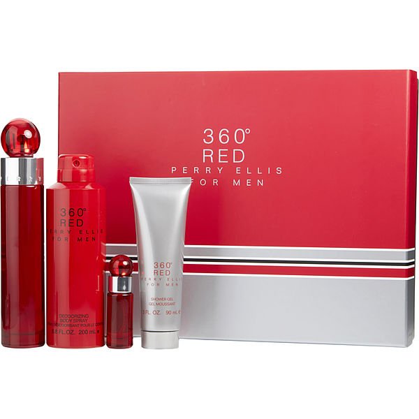 Gift Set Perry Ellis Hombre Rojo Perry Ellis 360 Red For Men EDT
