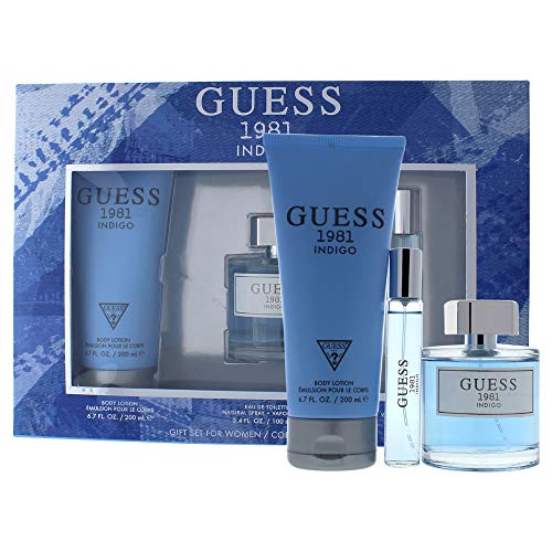 Guess 1981 Indigo EDT for Men Gift Set (3PC) - Perfume Planet