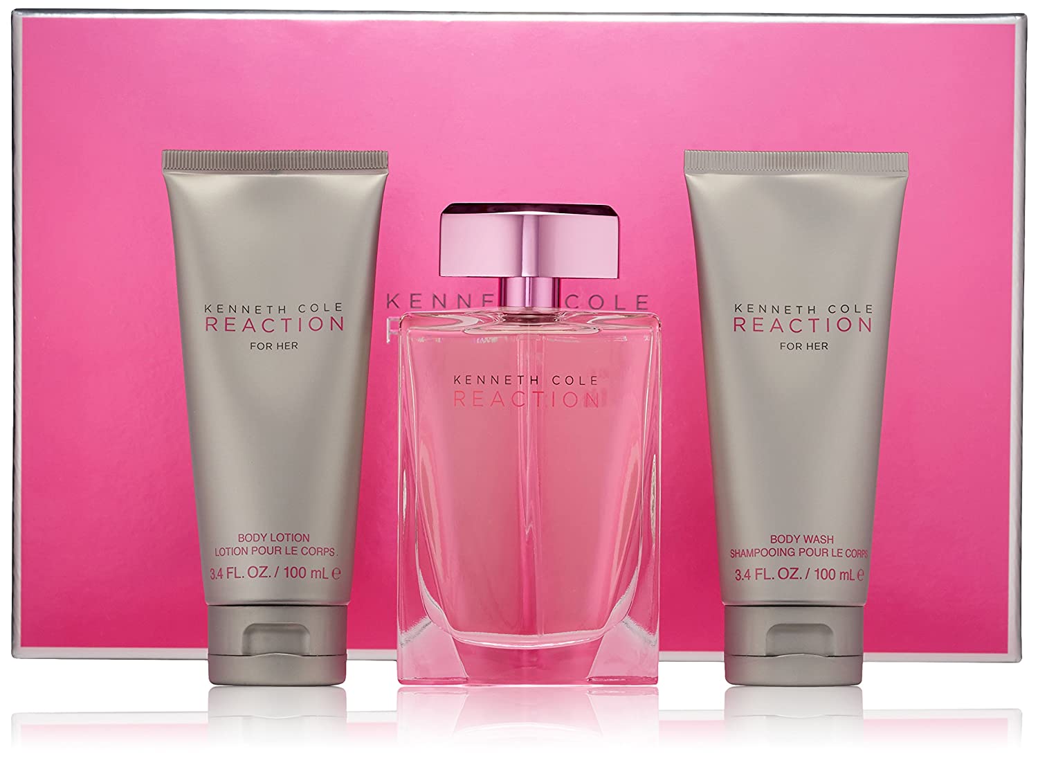 Kenneth Cole Reaction For Her EDP Gift Set (3PC) - Perfume Planet