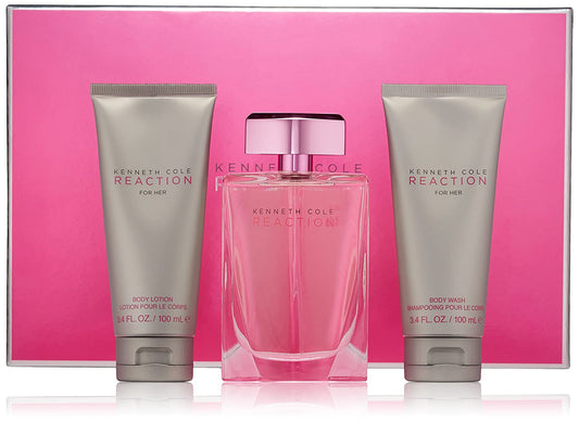 Kenneth Cole Reaction For Her EDP Gift Set (3PC) - Perfume Planet