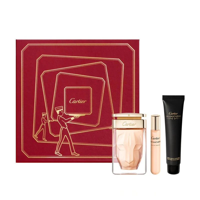 La Panthere Eau de Parfum de Cartier for women Gift Set (3PC La Panthere Eau de Parfum de Cartier for women Gift Set (3PC