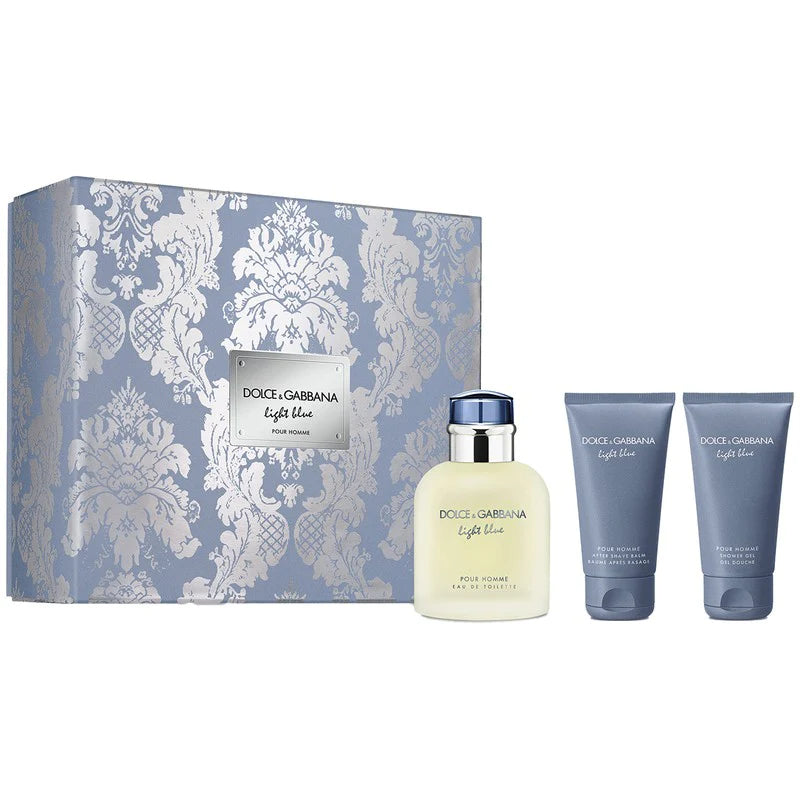 Light Blue Pour Homme EDT Gift Set (3PC) - Perfume Planet
