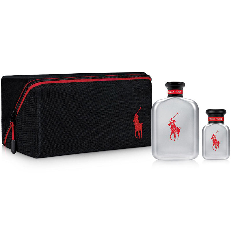 Polo Red Rush Eau de Toilette for Men Gift Set (3PC) - Perfume Planet