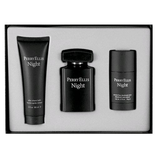 Perry Ellis Night EDT Gift Set for Men (3PC) - Perfume Planet