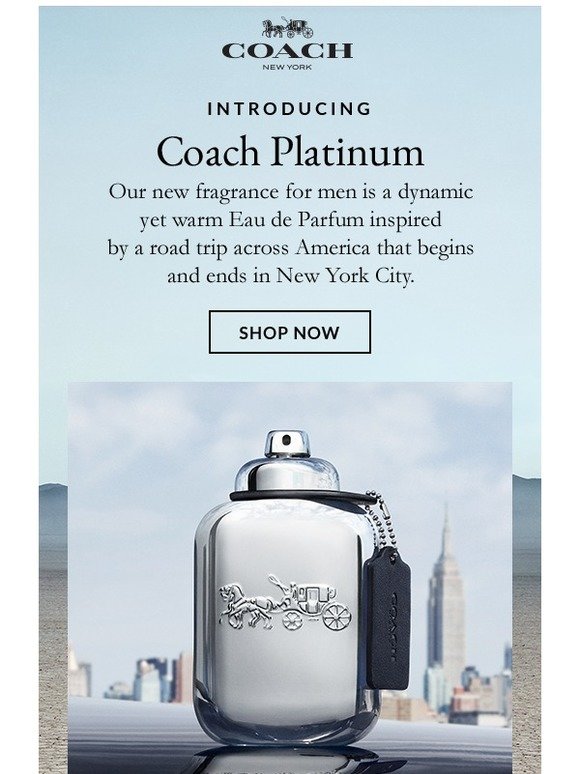 Coach Platinum EDP for Men - Perfume Planet