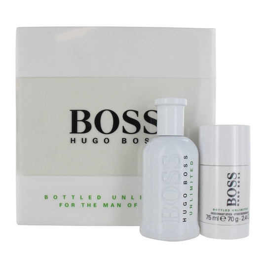 Hugo Boss Bottled Unlimited EDT Gift Set (2PC) - Perfume Planet