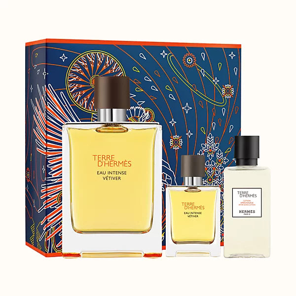 Terre D´Hermès Eau Intense Vetiver EDP Gift Set (3PC) - Perfume Planet
