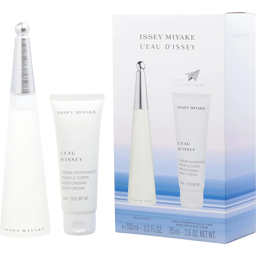 Issey Miyake L'Eau D'Issey EDT Gift Set for Women (2PC) - Perfume Planet 
