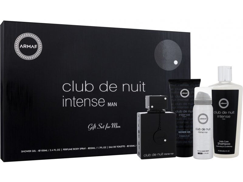 Club De Nuit EDT for Men Gift Set (4PC)