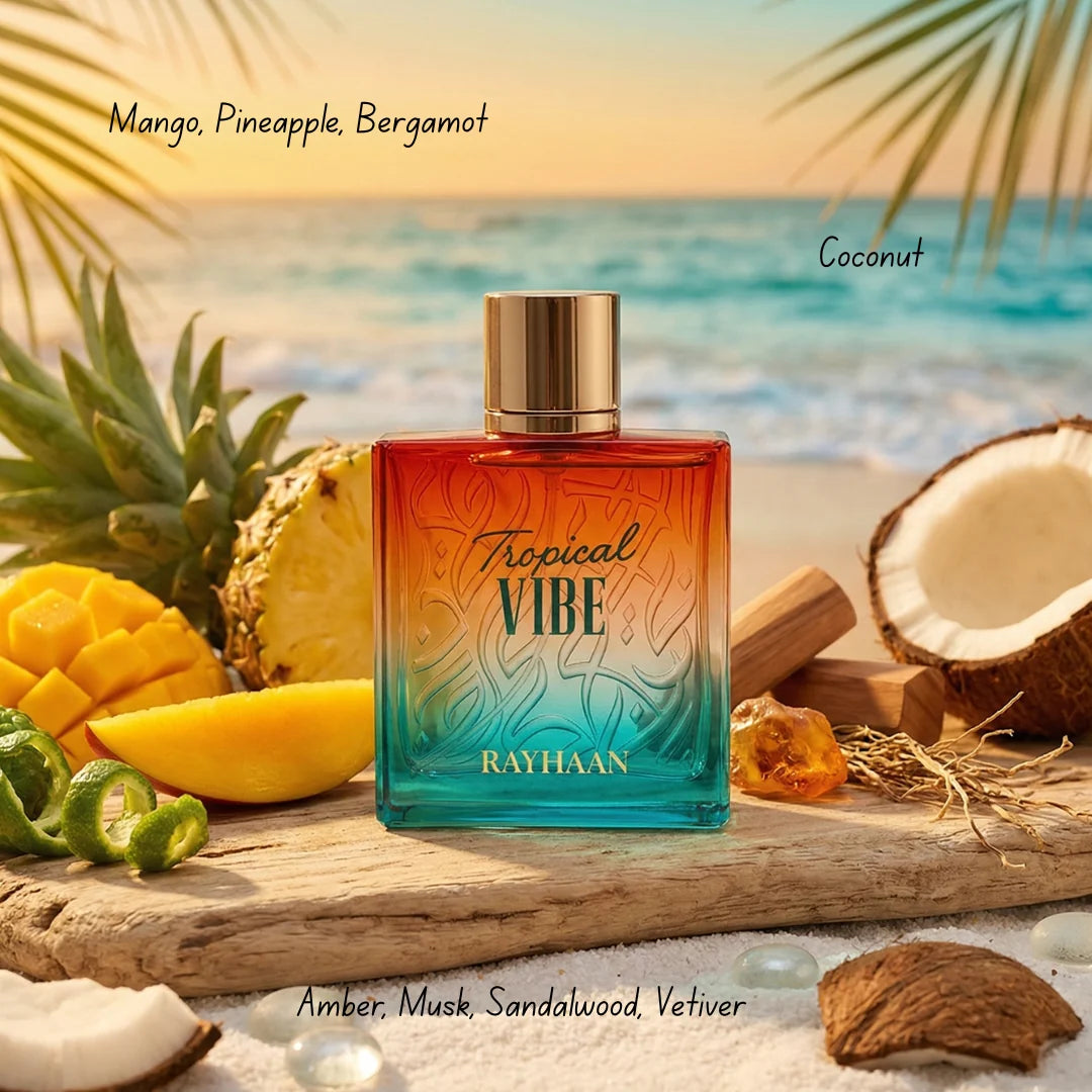 Tropical Vibe Eau de Parfum by Rayhaan - Perfume Planet 