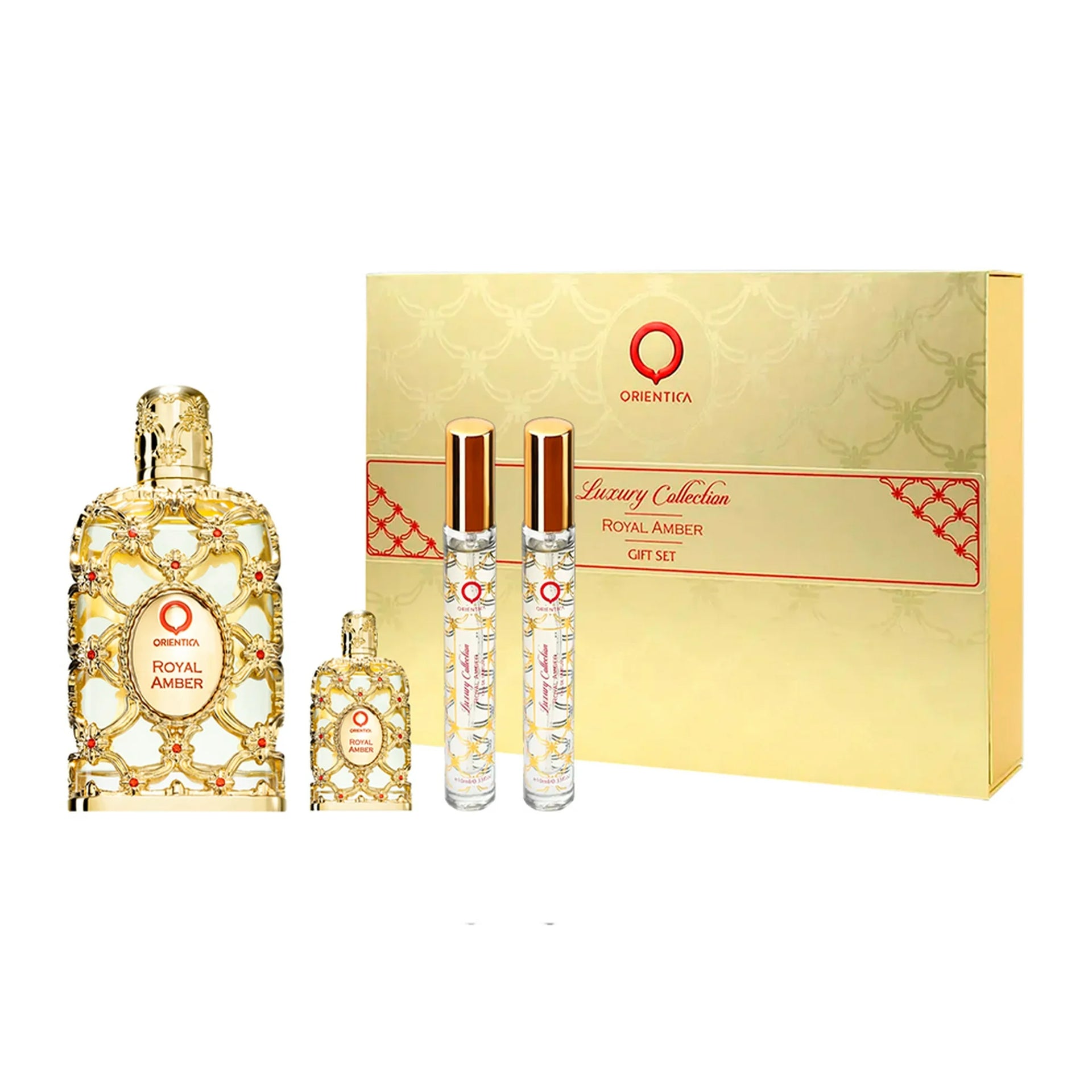Orientica Royal Amber EDP Gift Set 4 (PCS) (Unisex) – Perfume Planet