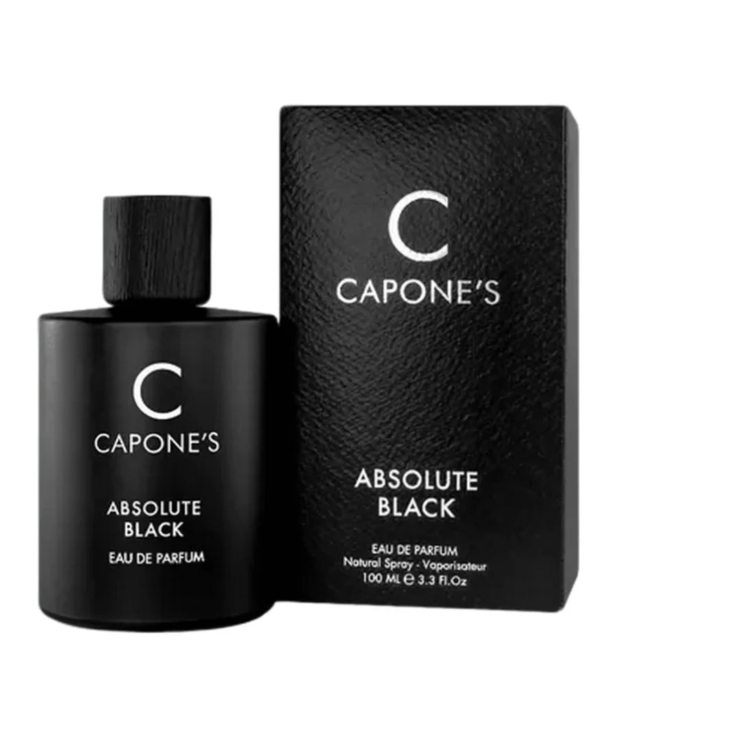 Capone's Absolute Black Eau de Parfum for men - Perfume Planet 