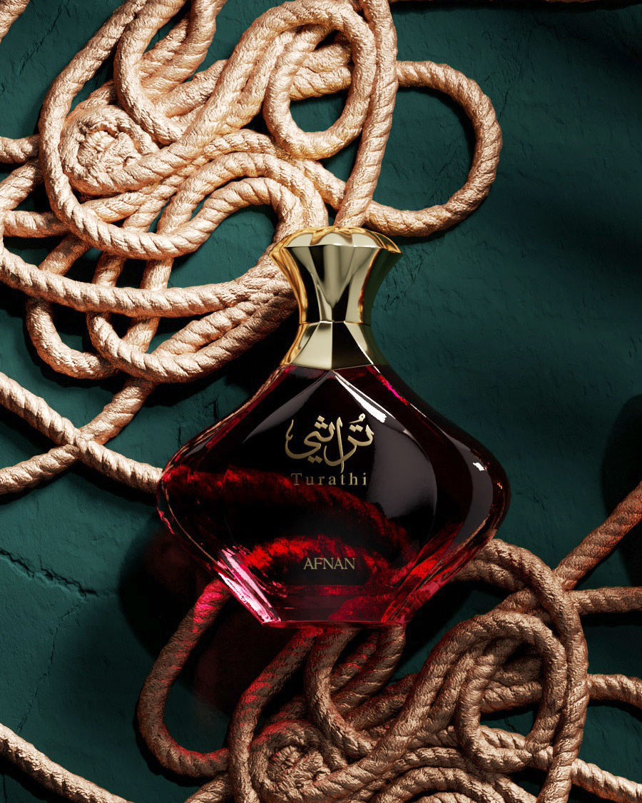 Afnan turathi red femme — official brand photography
