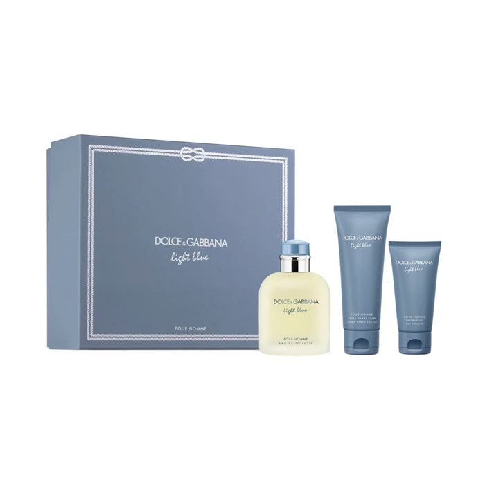 Light Blue Pour Homme EDT Gift Set (3PC) - Perfume Planet 