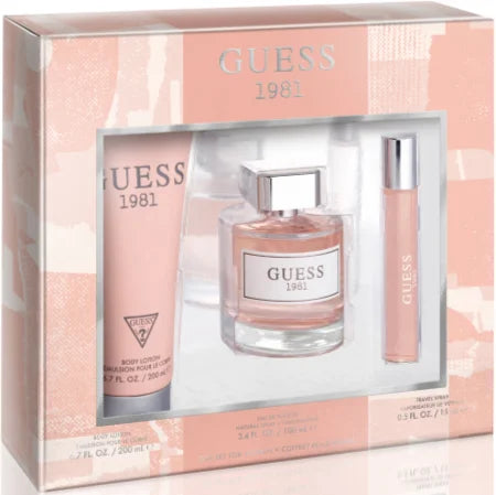 Guess 1981 EDT for Women Gift Set (3PC) - Perfume Planet 
