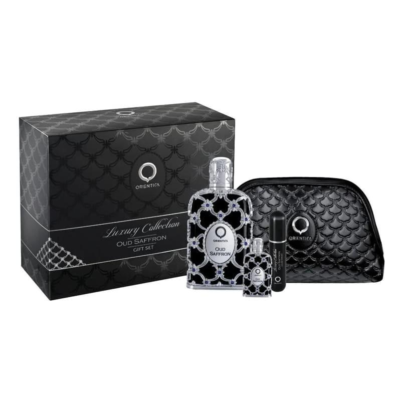 Orientica Oud Saffron EDP Gift Set (4PC) - Perfume Planet