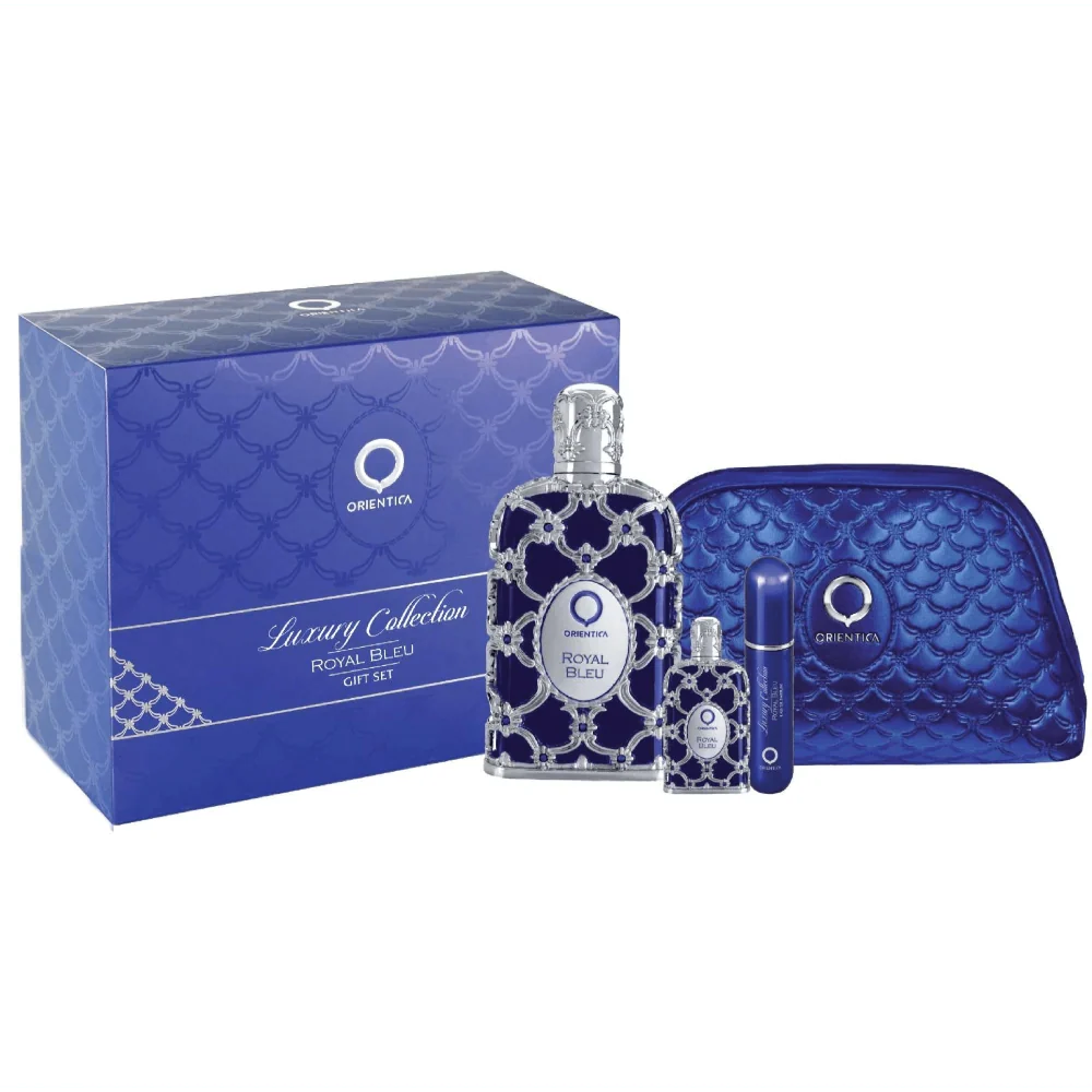 Orientica Royal Bleu EDP Gift Set (4PC) - Perfume Planet