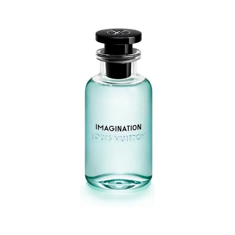 Imagination · Perfume Planet decant · frasco original, fondo blanco, imagen cuadrada y escala normalizada.