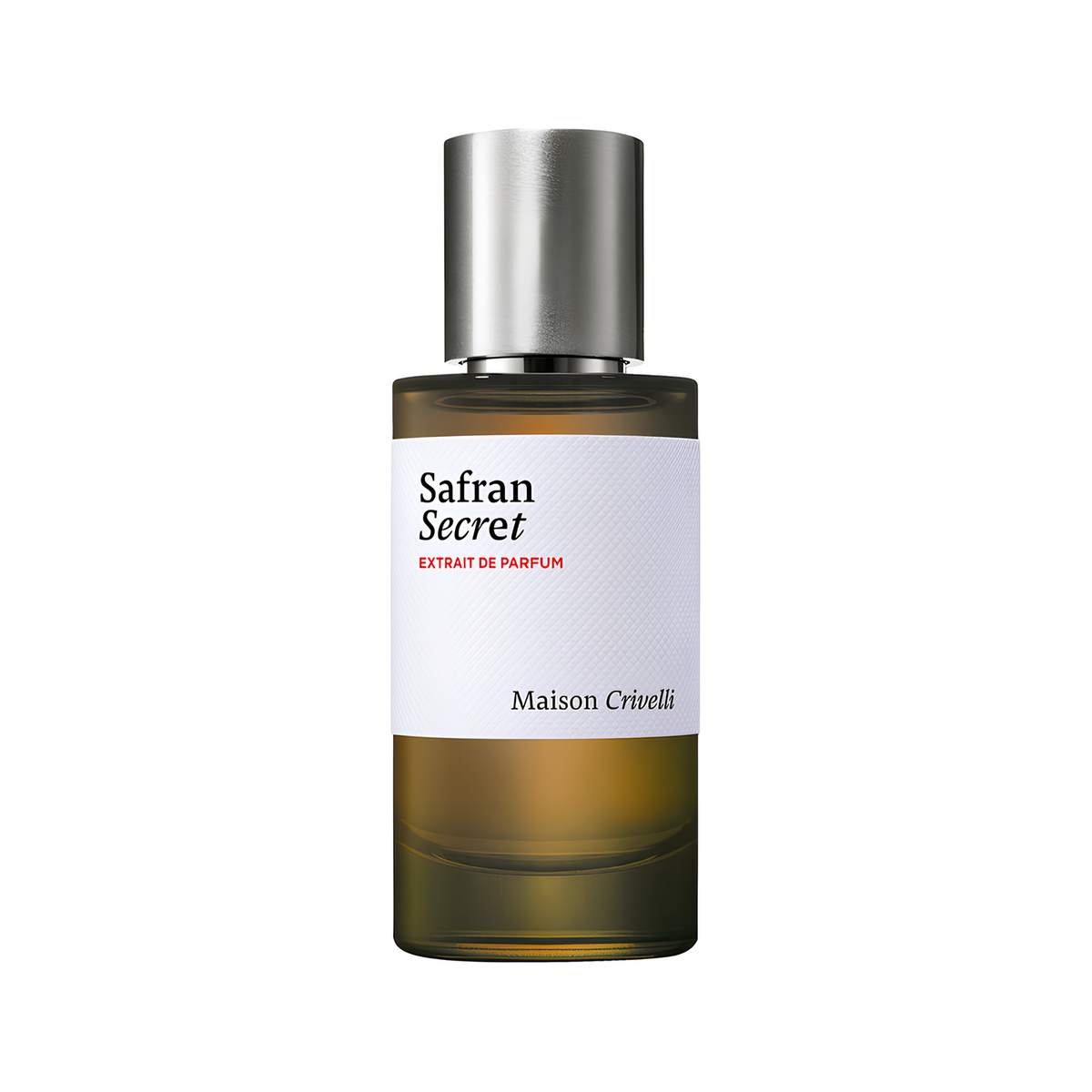 Safran Secret · Perfume Planet decant · frasco original, fondo blanco, imagen cuadrada y escala normalizada.