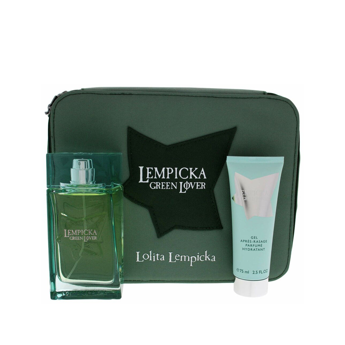 Estuche completo de Lolita Lempicka Green Lover EDT Gift Set for Men (3PC)