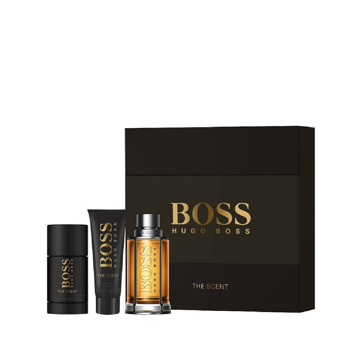 Estuche completo de Hugo Boss The Scent EDT for Men Gift Set (3PC)