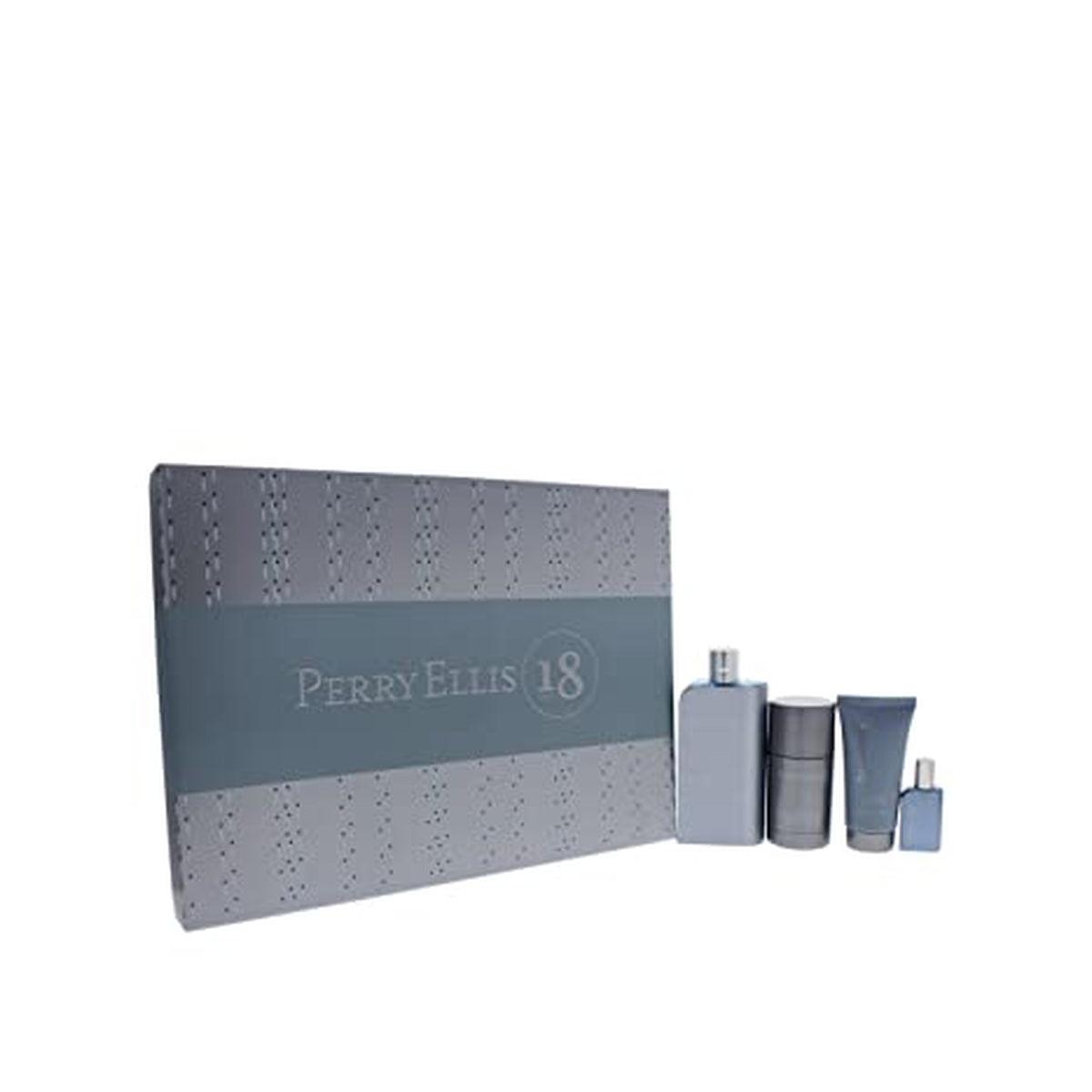 Estuche completo de Perry Ellis 18 for Men EDT Gift Set (4PC)