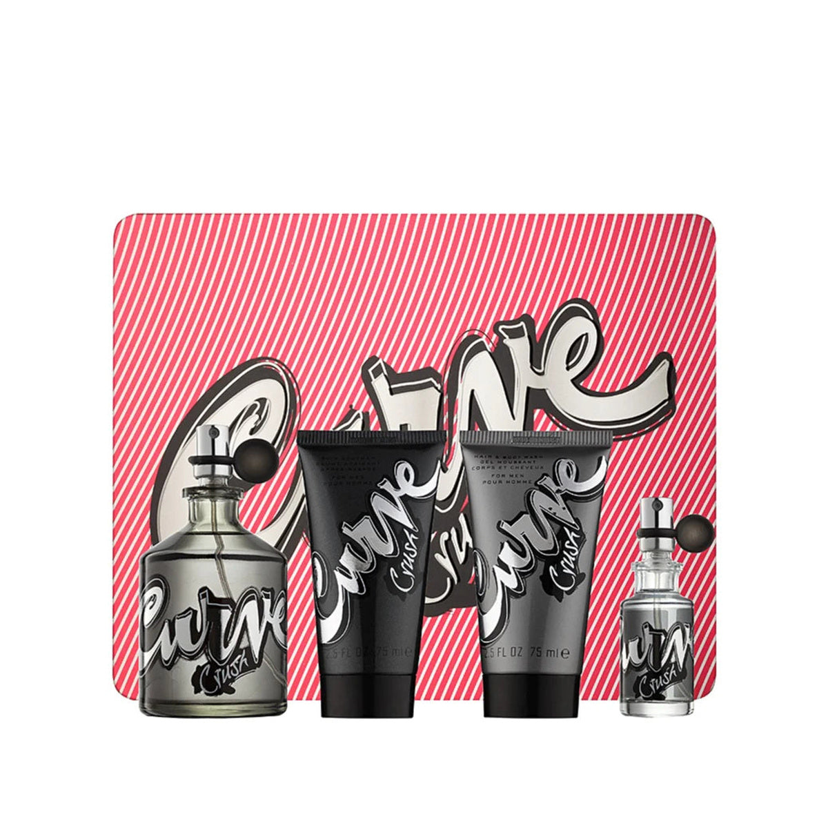Estuche completo de Curve Crush for Men Cologne Gift Set (4PC)