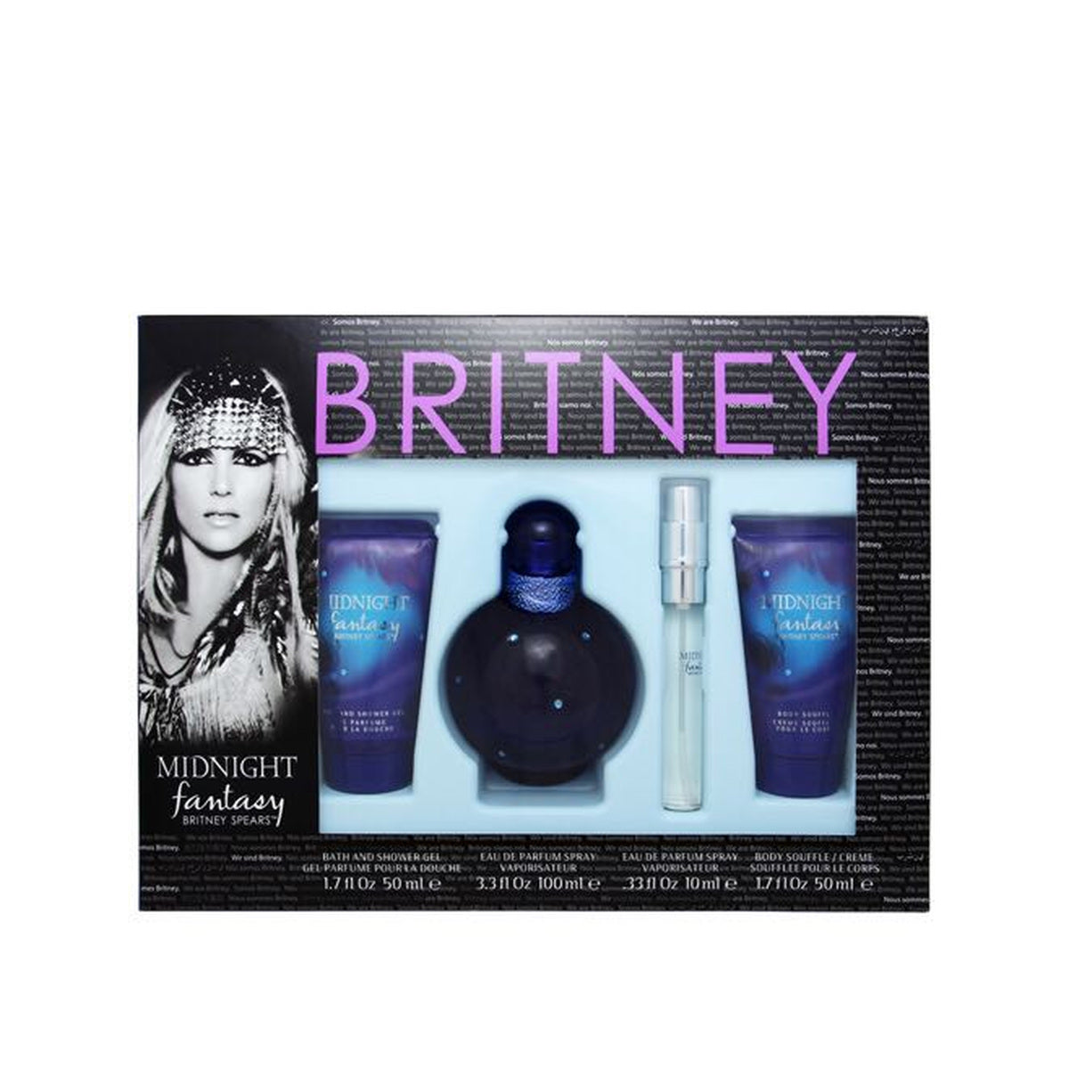 Estuche completo de Fantasy Midnight Gift Set (4PC)