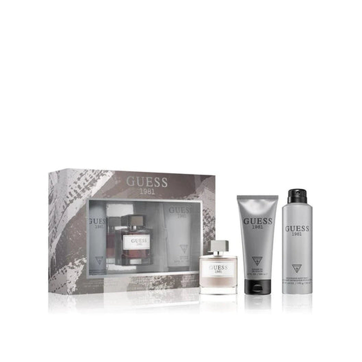 Estuche completo de Guess 1981 EDT for Men Gift Set (3PC)