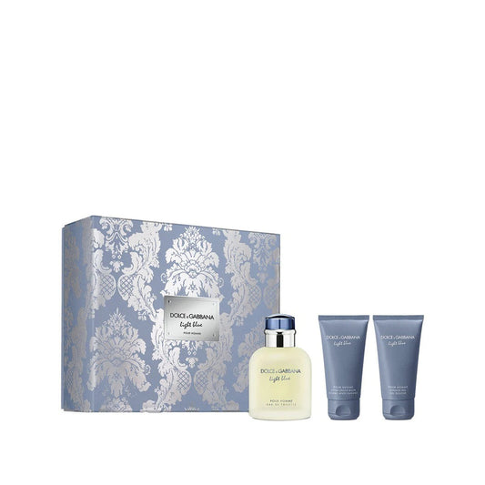 Estuche completo de Light Blue Pour Homme EDT Gift Set (3PC)