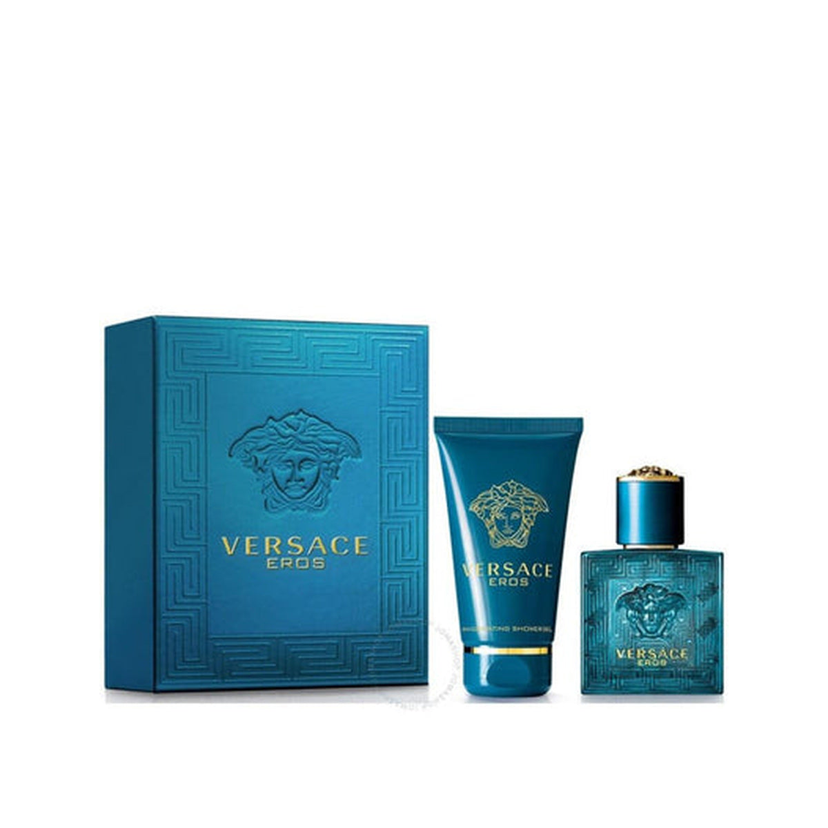 Estuche completo de Versace Eros EDT Travel Gift Set (2PC)