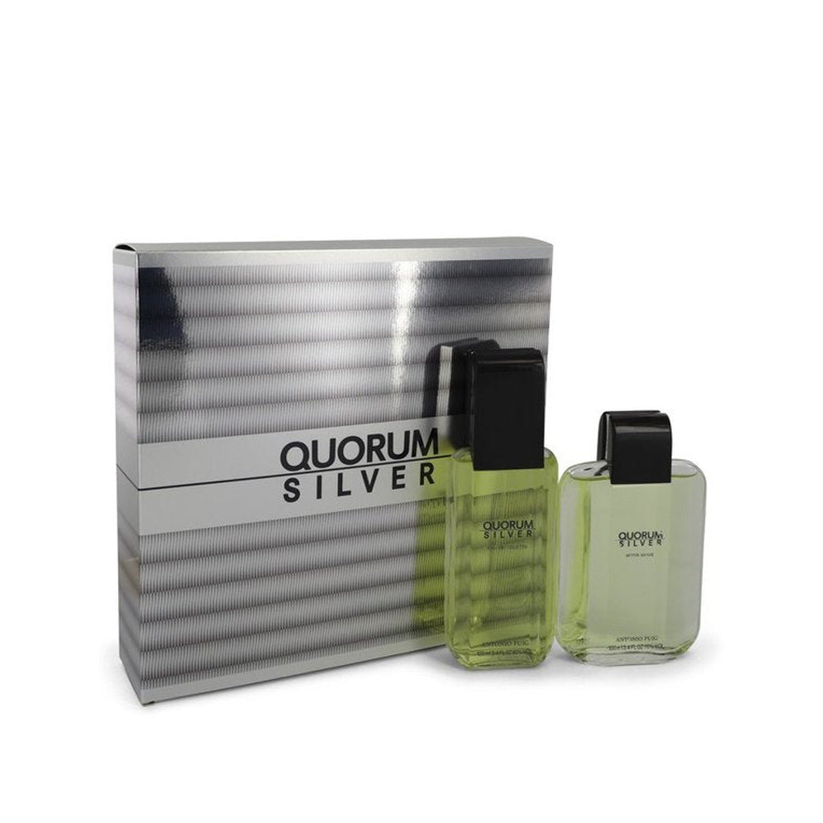 Estuche completo de Quorum Silver EDT Gift Set For Men (2PC)