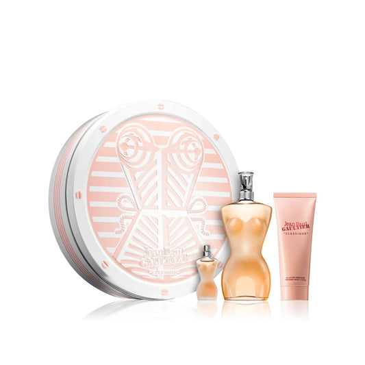 Estuche completo de Jean Paul Gaultier Classique EDT Gift Set (3PC)
